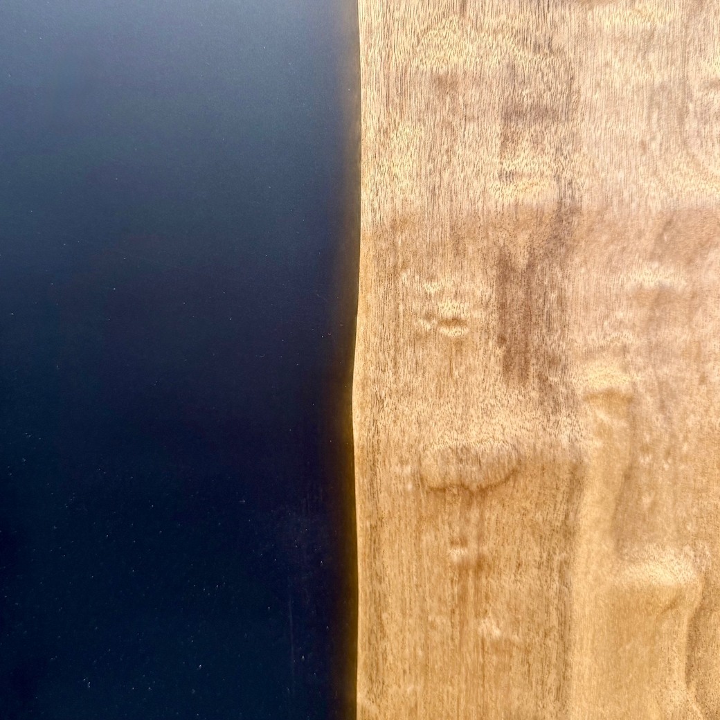 マートルレジンリバーテーブル(ブラック)[1500-780]