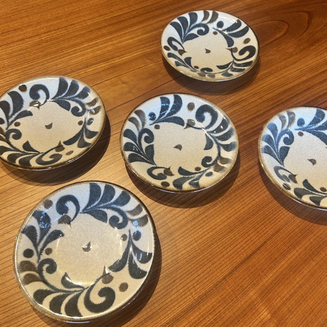 琉球唐草取り皿5枚セット