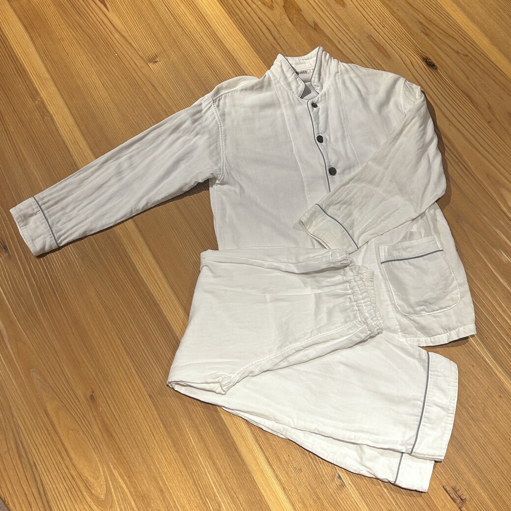 京和晒綿紗2重ガーゼパジャマ