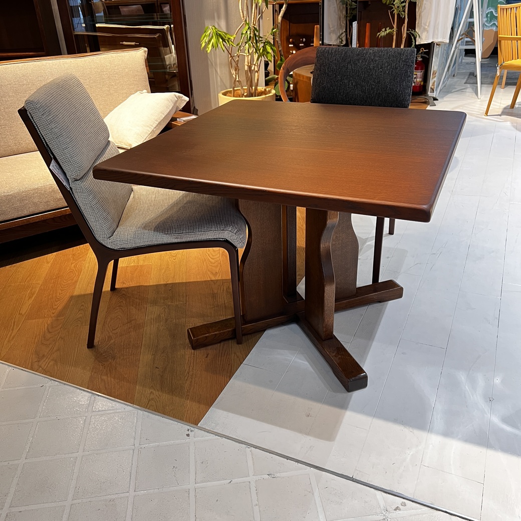 90角ナラ材テーブル