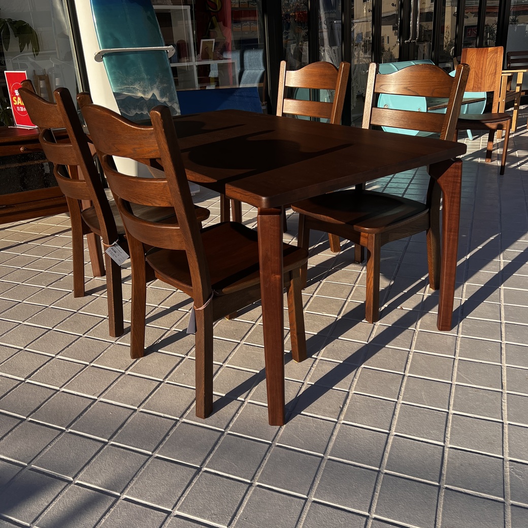 ナラ材テーブル1400