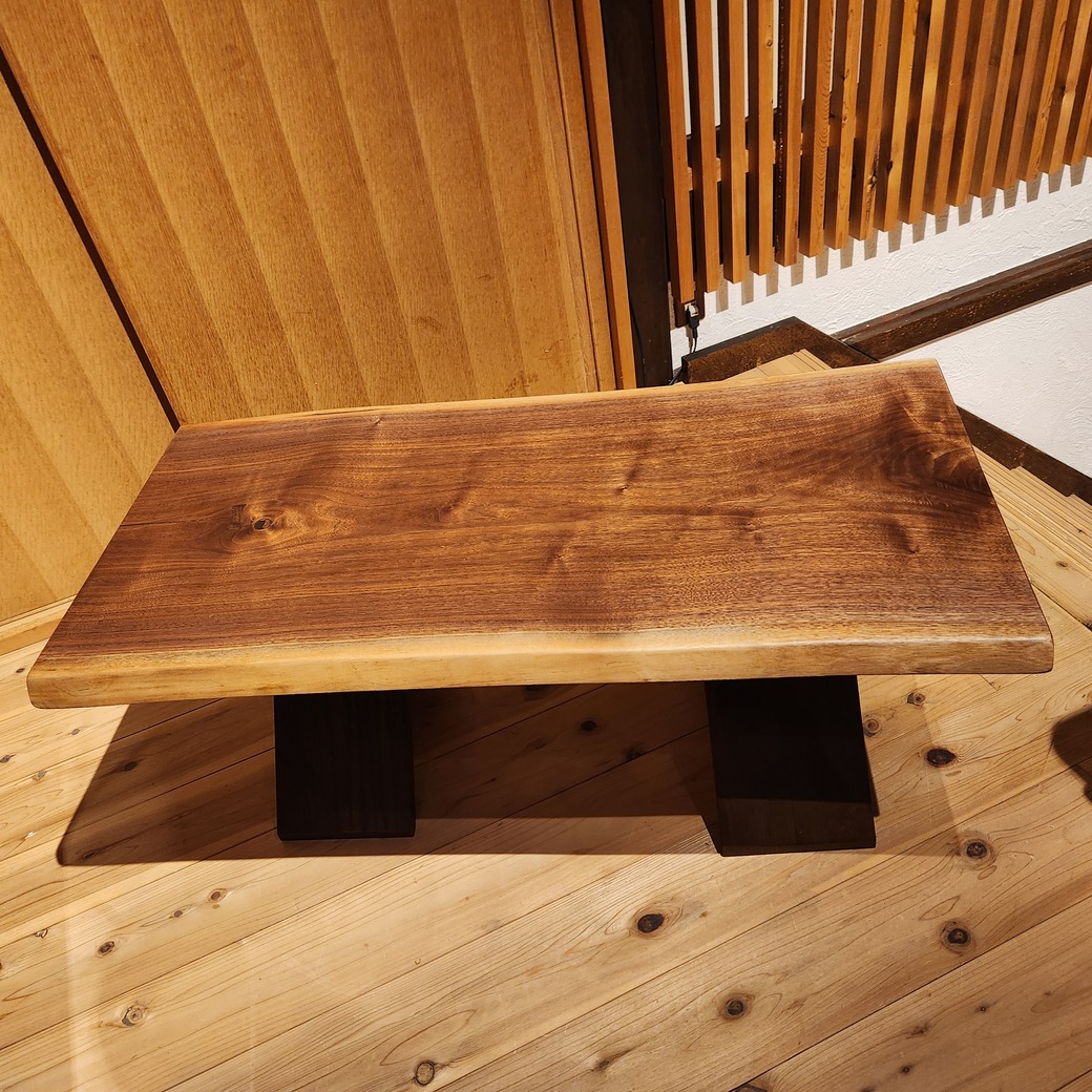 ブラックウォールナット一枚板W1100