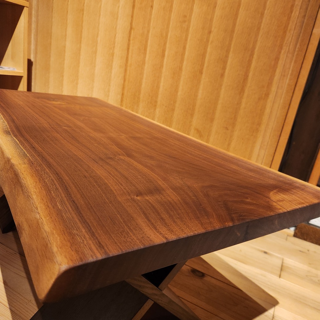 ブラックウォールナット一枚板W1100