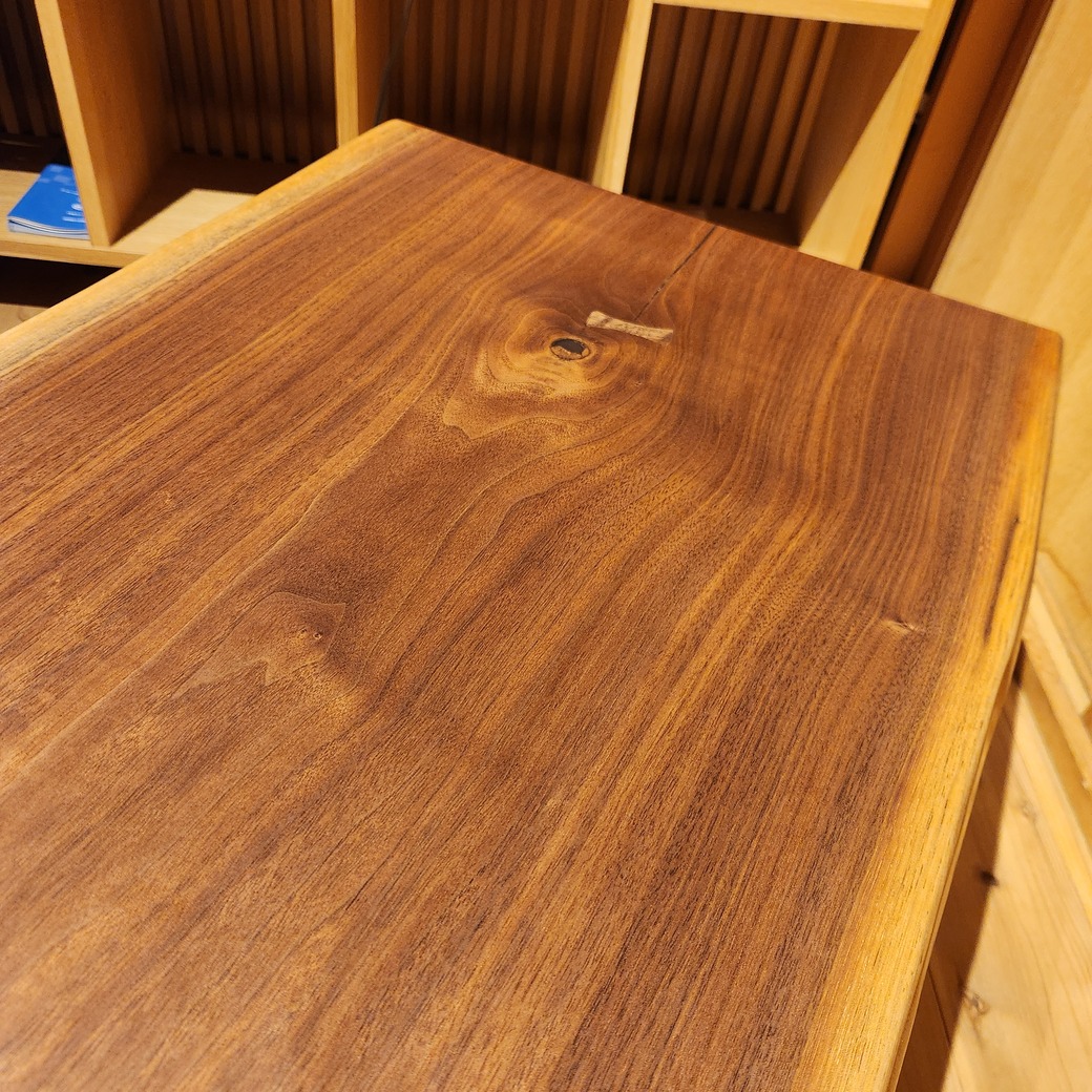 ブラックウォールナット一枚板W1100