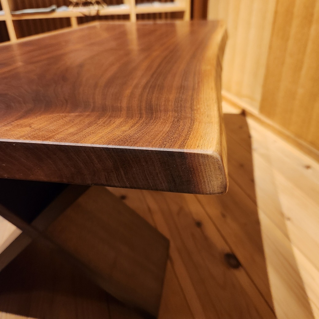 ブラックウォールナット一枚板W1100